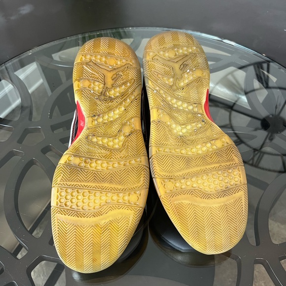 Nike Air Jordan Prime Flight Men Shoes Size 12, White/Gym Red/Black - Picture 5 of 5